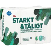 Hushållspapper Starkt & Tåligt 6-p Miljömärkt ICA