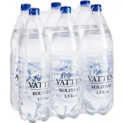 Vatten Kolsyrad Naturell 1,5l 6-p No logo