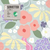 Servett 33cm Sunny 20-p ICA
