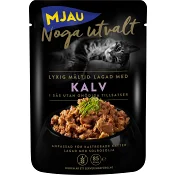 Kattmat Kalv 85g Mjau