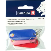 Nyckelbrickor 5-p Hall Miba