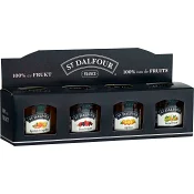 Marmelad Presentask Blandade smaker 28g 4-p St.Dalfour