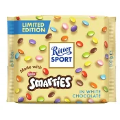 Choklad Smarties White 100g Ritter