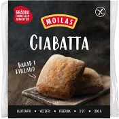 Ciabatta Glutenfri 2-p Moilas