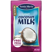 Coconut Milk Light 250ml Santa Maria
