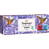 Tampong Super Plus 16-p Miljömärkt ICA