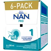 NAN Pro 1 drickfärdig 6x200ml Nestle