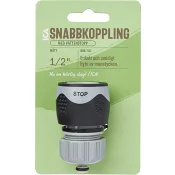 Snabbkoppling med vattenstopp ICA Garden