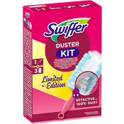 Swiffer Dammvippa Startkit Rosa Bandet
