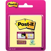 Post-it lappar Super sticky Gul 76x76mm