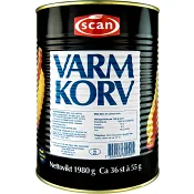 Varmkorv Konserv 1980g Scan