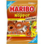 Nappar Stora Cola & Skum 170g Haribo