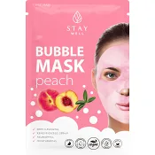 Ansiktsmask Bubble Mask Peach 1-p Stay Well