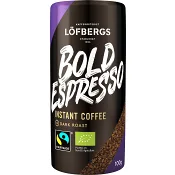 Snabbkaffe Bold Espresso Ekologisk 100g Fairtrade Löfbergs