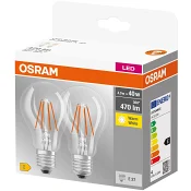 LED CL A Normal E27 40W 2-pack Osram