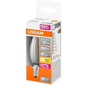 LED CL B 25W Kron E14 Matt Dimbar 1-p Osram