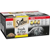 Kattmat Fresh & Fine i sås 50x50g Sheba