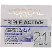 Nattkräm Triple Active 24H 50ml Loreal