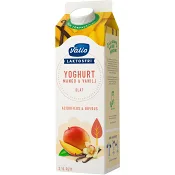 Yoghurt Mango & Vanilj Slät Laktosfri 2,1% 1l Valio