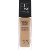 Foundation Fit Me Luminous + Smooth Nude Beige 125 30ml Maybelline