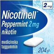 Nicotinell Peppermint Medicinskt tuggummi 2mg 204-p