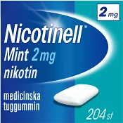 Nicotinell Mint Medicinskt tuggummi 2mg 204-p