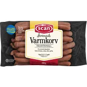 Varmkorv med skinn 630g Scan