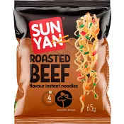 Snabbnudlar roasted beef flavour 65g Sun Yan