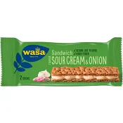 Sandwich Sourcream & Onion 2-p 33g Wasa