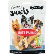 Hundsnacks Calcium Kyckling&amp;anka 100g Best Friend