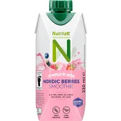 Viktkontroll Nordic berries Smoothie Mindre socker 330ml Nutrilett