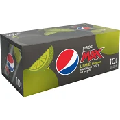 Läsk Pepsi Max Lime 33cl 10p Pepsi