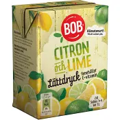 Lättdryck Citron & lime Koncentrat 2dl BOB