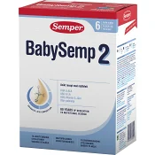 Tillskottsnäring BabySemp 2 Från 6 mån 800g Semper