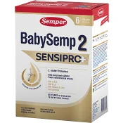 Tillskottsnäring BabySemp SensiPro 2 Från 6 mån 700g Semper