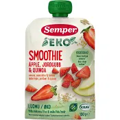 Smoothie Äpple Quinoa Jordgubb 6m 100g Semper