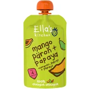 Mango päron & papaya Från 4m Ekologisk 120g Ellas Kitchen