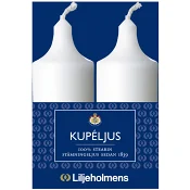 Kupéljus Vit 2-p Liljeholmens