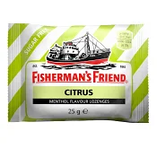 Halstabletter Citrus Sockerfri 25g Fisherman's Friend