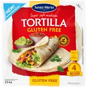 Tortilla Glutenfri 4-p 224g Santa Maria