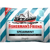 Halstabletter Spearmint Sockerfri 25g Fisherman's Friend