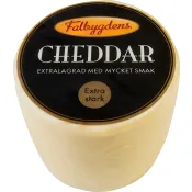 Cheddar extra stark 31% ca 4,4kg Falbygdens ost