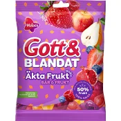 Godis Gott & Blandat Äkta Frukt Bär &amp; Frukt 220g Malaco