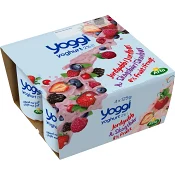 Fruktyoghurt Jordgubb & skogsbär 2% 125g 4-p Yoggi