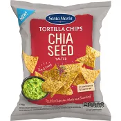 Tortilla Chips Chia Seed 130g Santa Maria