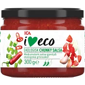 Chunky salsa Ekologisk 300g ICA I love eco