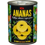 Ananasskivor i juice 567g ICA