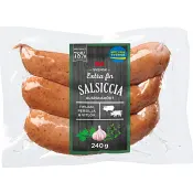 Salsiccia 78% kötthalt 240g ICA