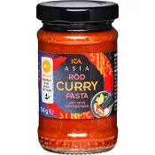 Currypasta Röd 114g ICA Asia