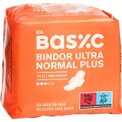 Binda Ultra Normal Plus med vingar 14-p ICA Basic